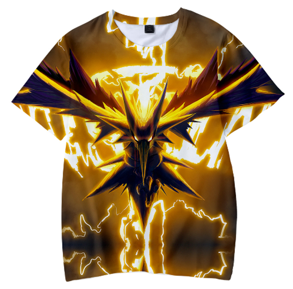 

2019 summer 3d classic anime cartoon t shirt men women go game t-shirt streetwear short sleeve o-neck tees camisetas q669, White;black
