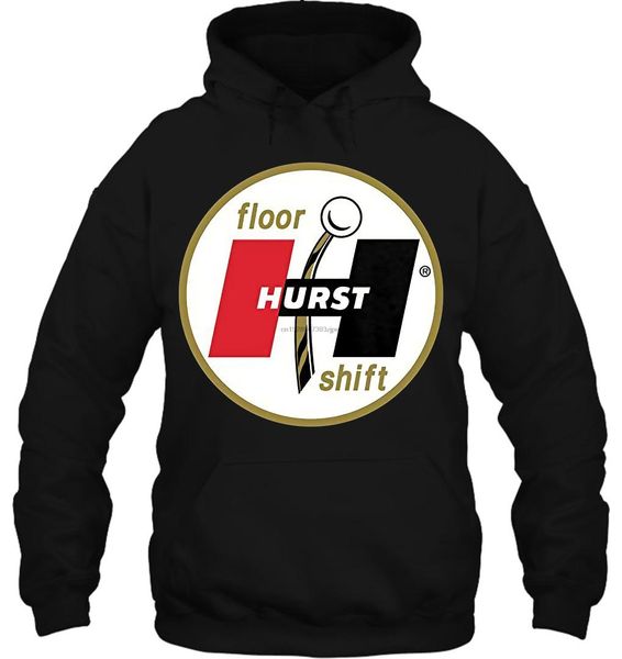 

men hoodie funny novelty hurst gold floor shift black hurst shifter wheels decal drag gasser women streetwear
