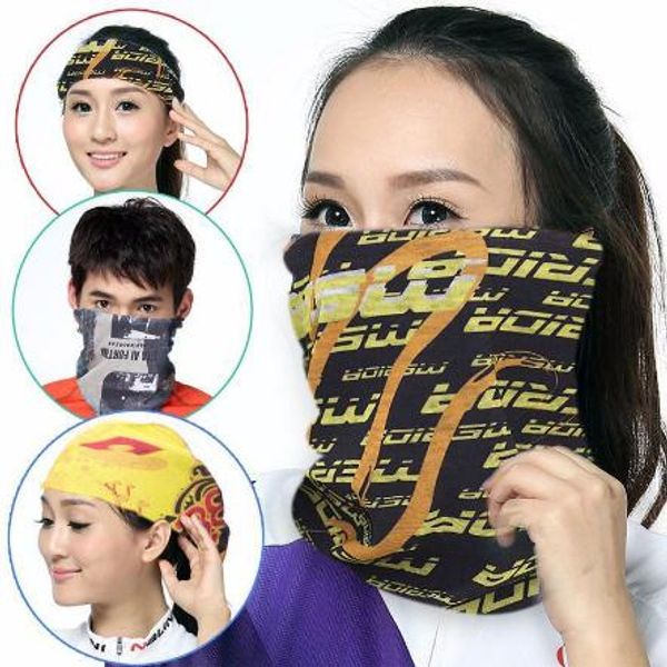 

magic print snood scarf neck gaiter head face mask headband fashion scarves print silk scarf sport&outdoor