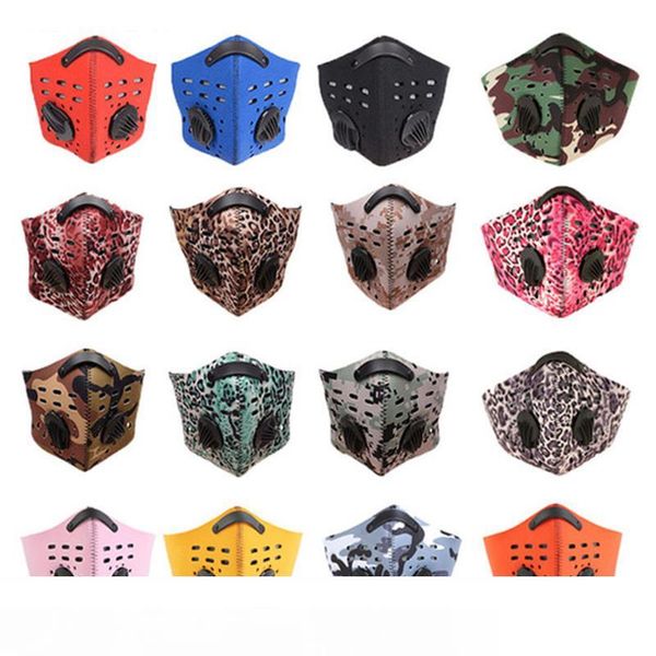 

загрязнение воздуха маска для лица мужчины спортивные дышащие угольные фильтры велосипедная пыль смог защитная половина лица неопреновая мас