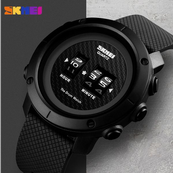 

skmei new fashion outdoor sport simple men watch brand digital clock waterproof wristwatch relogio masculino, Slivery;brown