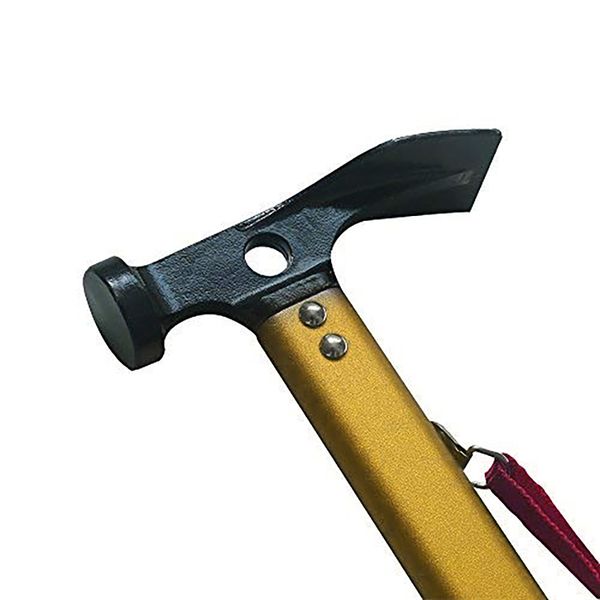 

outdoor survival tool camping multifunctional hammer pocket multi tools hiking camping tent stake remove mallet