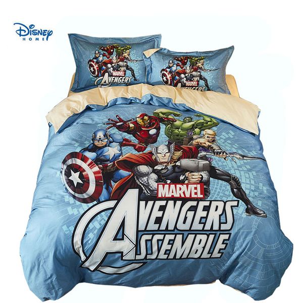 The Avengers Comforter Bedding Sets Boy Adult 3d 100 Cotton Bed