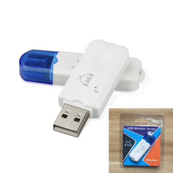 Novo Dongle USB Bluetooth Receptor Sem Fio Adaptador de Áudio Stereo com Microfone para Carro MP3 Player Speaker Transmissor