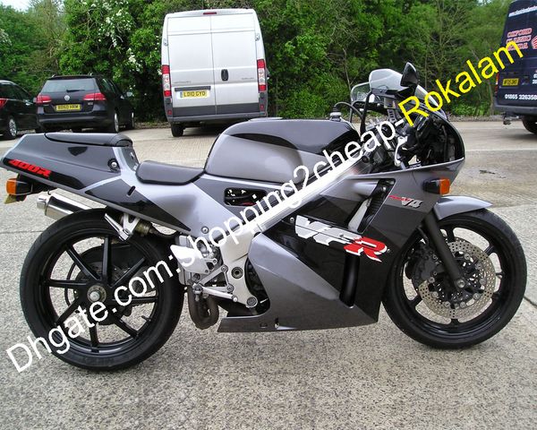 

for honda vfr400r nc30 v4 vfr 400r vfr400rr black silver abs fairing set 88 89 90 91 92 1988 1989 1990 1991 1992