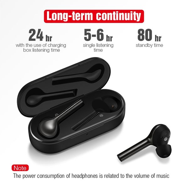 

mini tws bluetooth wireless earphone headphones ud touch control sport headset with dual microphone for mobile phone 1
