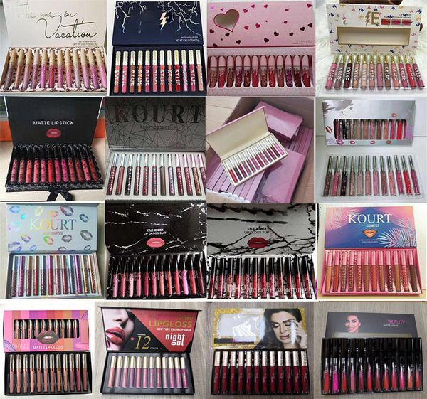 

makeup 12color/set matte lip gloss waterproof lasting lipstick dhl ing