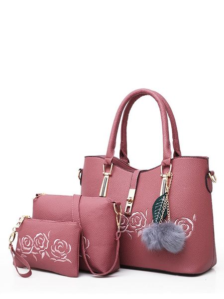 

ретро мешок женщин 2019 новых женщин модно one плеча мать мешок три кусок набор женские сумки и кошельки