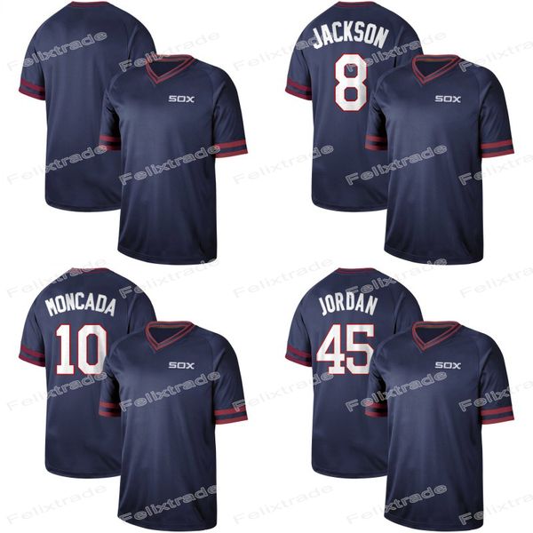 

Men Women Youth Chicago Baseball Jersey White Sox 8 Bo Jackson 45 Michael 14 Paul Konerko 10 Yoan Moncada Collection Legend V Neck Jersey