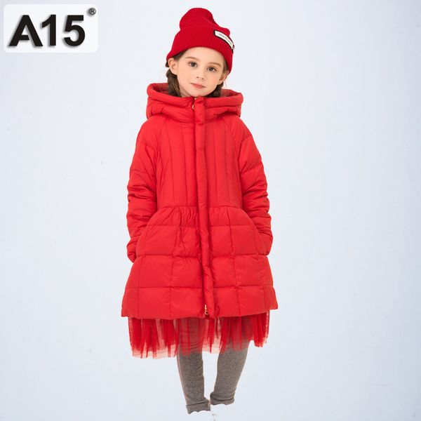 

kids winter jacket for girls down coat winter teen girls parkas 2020 toddler children warm hooded outwear 6 8 10 12, Blue;gray