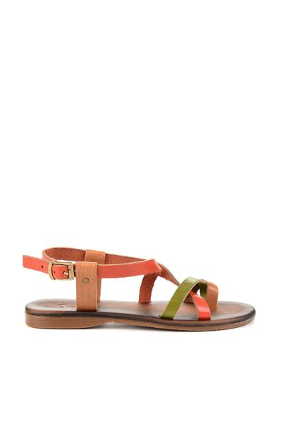 

Bambi Genuine Leather Tan Women 'S Sandals H06851622