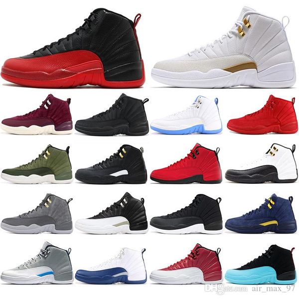 

with socks fashion 12 12s basketball shoes for mens winterized wntr wolf grey flu game gamma blue taxi the master men sports sneakers