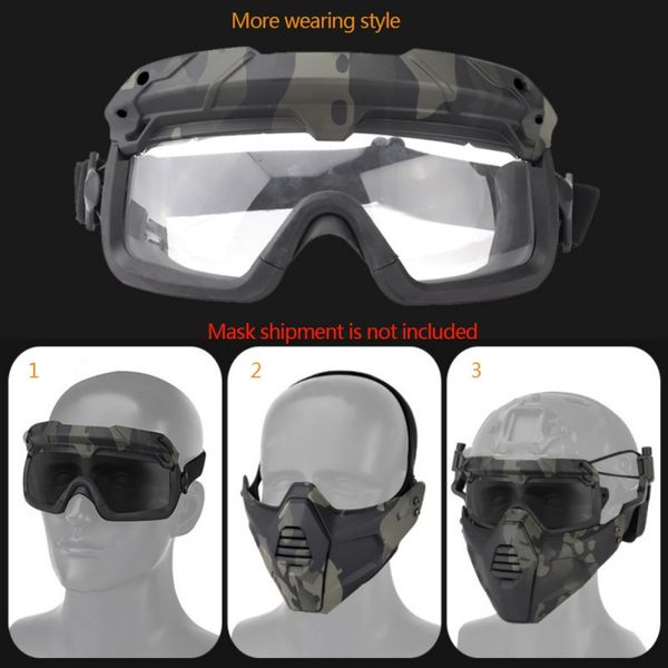 

военные airsoft тактические очки стрельба очки мотоцикл ветрозащитный wargame goggles шлем eyewear пейнтбол