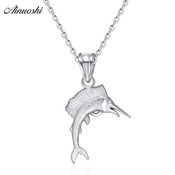 

подлинный 925 серебряного кулон solid sterling для ожерелья классических модных женщин мужчины акула форма hiphop подвеска fine jewelry y200, Bronze;silver