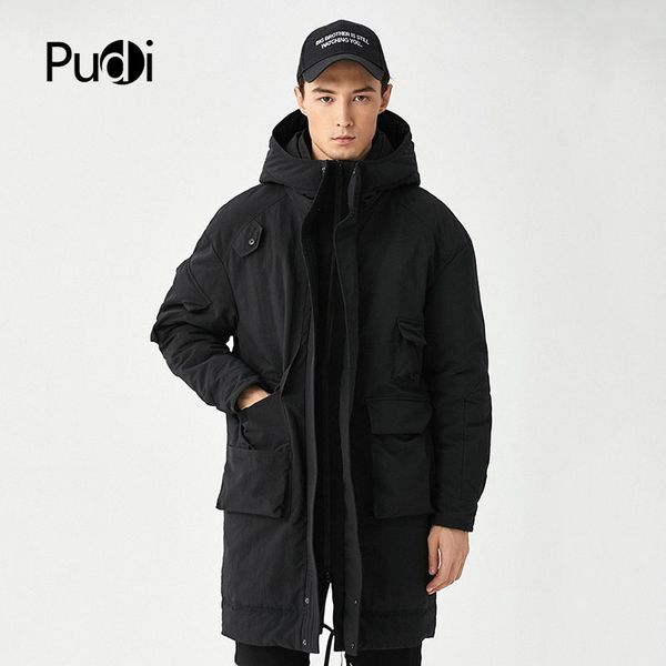 

pudi 2019 brand new men polyester coat fall winter coats boy sport t shirt leisure jacket outwear mt844, Black;brown