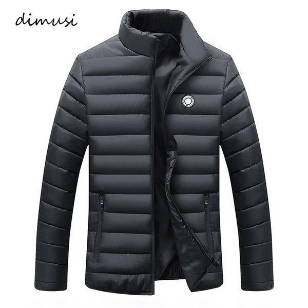 

dimusi winter men's parkas cotton thick warm padded male slim fit stand collar outwear windbreaker jacket and coats 4xl,ta192, Tan;black