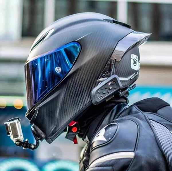 

Carbono pintura cara completa Casco De la motocicleta De carreras De Motocross camino Casco Moto