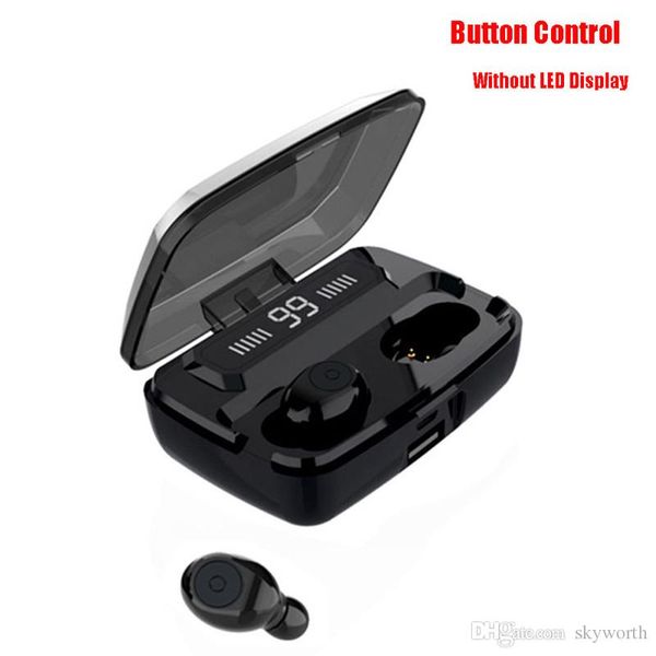 

dt-2 tws dt2 mini twins wireless bluetooth 5.0 stereo headset sport headphone in-ear earphones earbuds with charging socket for smartphone