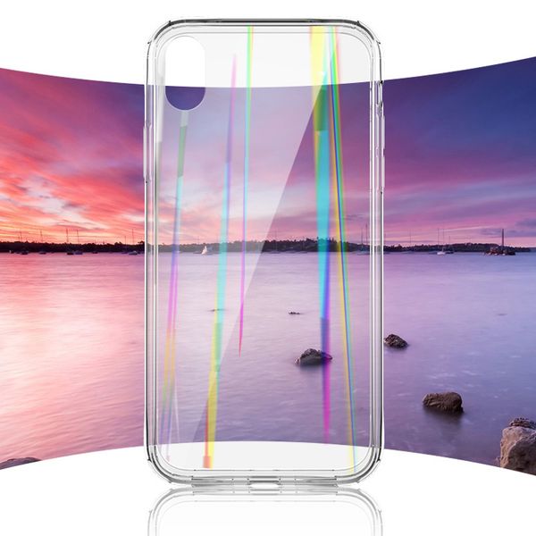 

iphone case for iphone x xs 8 7plus capinhas ultra thin slim soft tpu toughened glass cover case for iphone xr 8 case