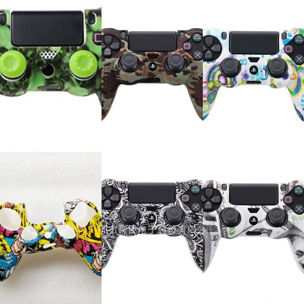 

8t3zn housing shell case cover skin protective for upper repair camo sony controller dualshock 4 v1 gen 1th ps4 green camouflage