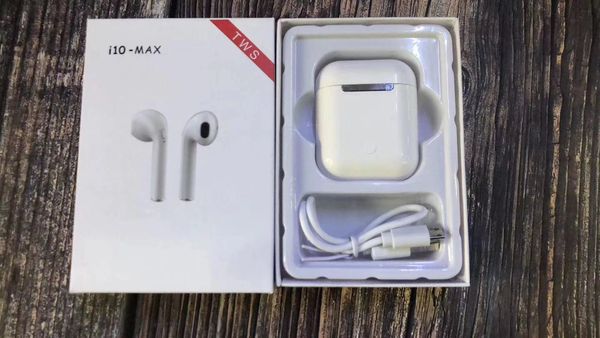 

2019 new i10 max tw bluetooth 4 2 wirele earphone with charging box dhl hipping