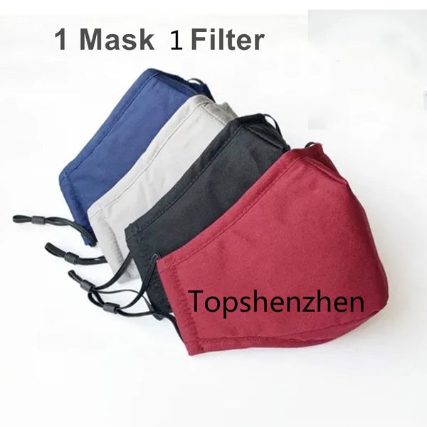 

designer face masks reusable washable dust masks carbon filter protective reuseable individual package anti dust cotton fack mask in stock