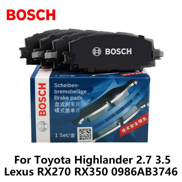 

4pieces/set car front brake pads for highlander 2.7 3.5 rx270 rx350 0986ab3746