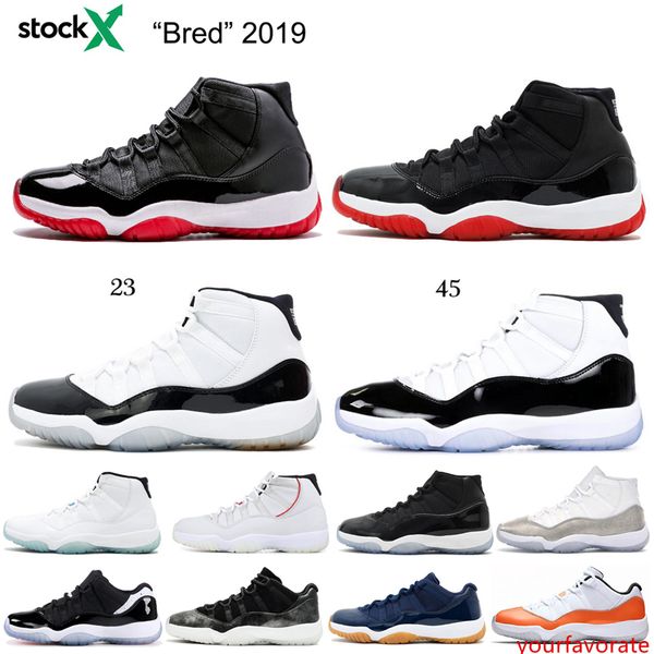 

new 11 bred cap and gown platinum tint basketball stock x shoes concord georgetown space jam 11s sneakers designer trainers