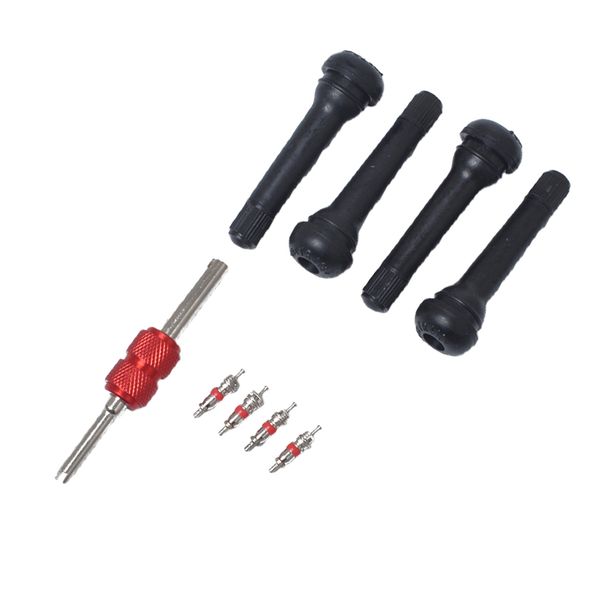 

combo- tire valve stem tool remover installation kit for tr418 truck and car