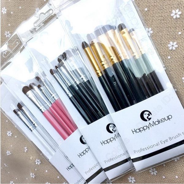 

7piece horse hair brush set eyeshadow brushes collection pure horsehair bristles fluffy soft powder brush with solid wood material handle