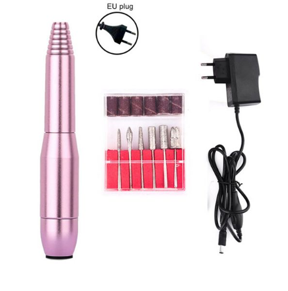 

mini electric nail art drill set nail file manicure machine pedicure polish kit handheld nail art drill machine with drill bits