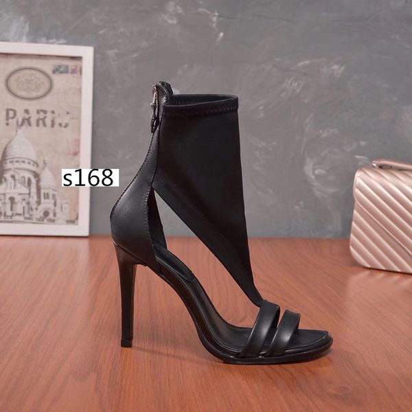

high-quality styles 10cm high heels shoes red black color genuine leather point toe size 36