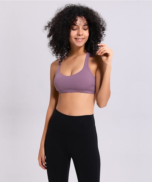 

dressing2020 women cross straps gym sports bra women wireless yoga fitness padded push up yoga bra crop sportswear