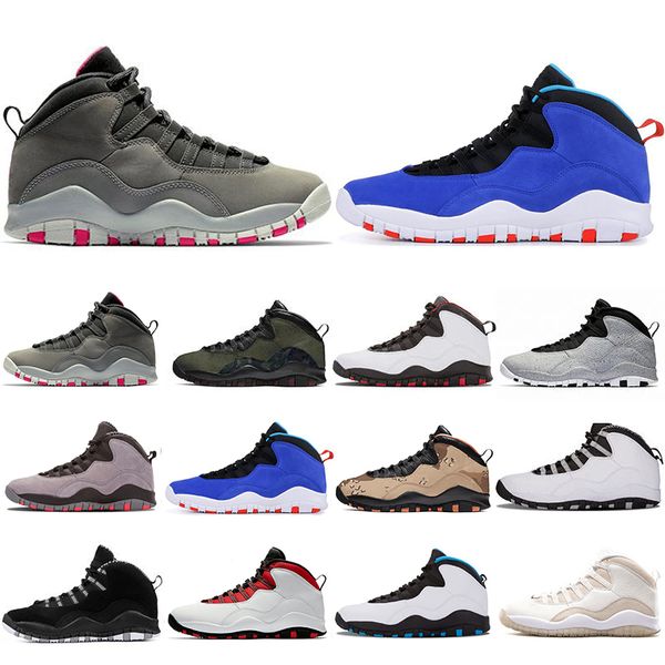 

New Style 10 10s Woodland Camo Basketball Shoes For Men Tinker Cement Westbrook Dark Smoke Grey Designer Trainers Sport Sneakers US 7-13