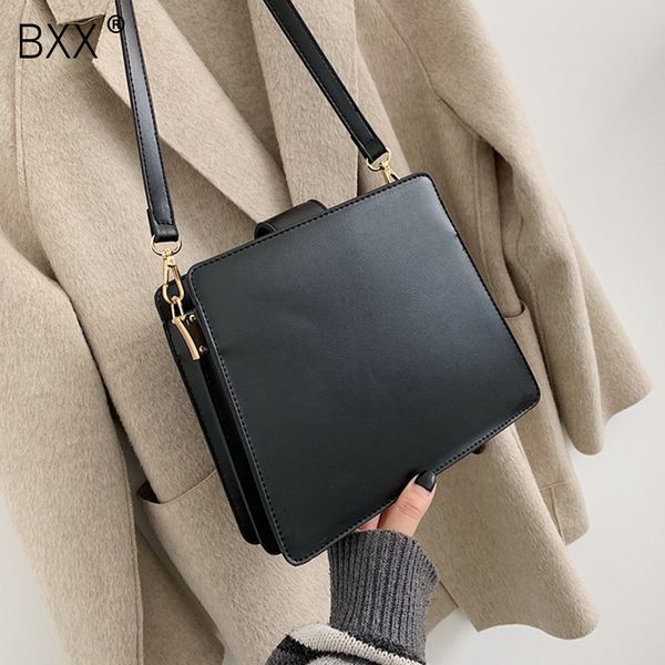 

bxx] mini solid color pu leather crossbody bag for women 2020 female winter travel handbags and purses hj687