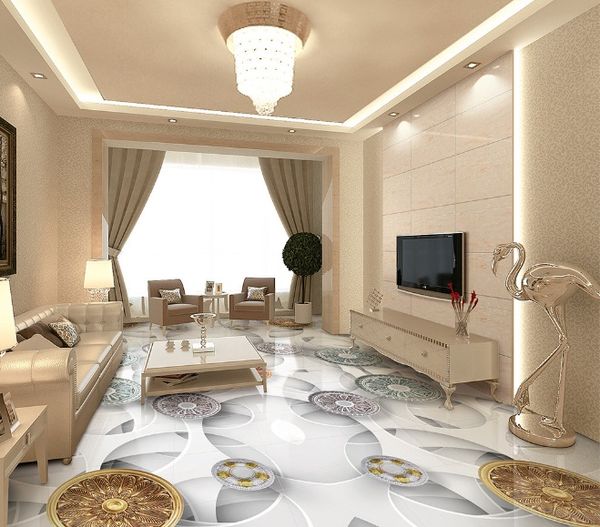 

self-adhesive] 3d vintage pattern 313 floor wallpaper mural wall print decal wall murals