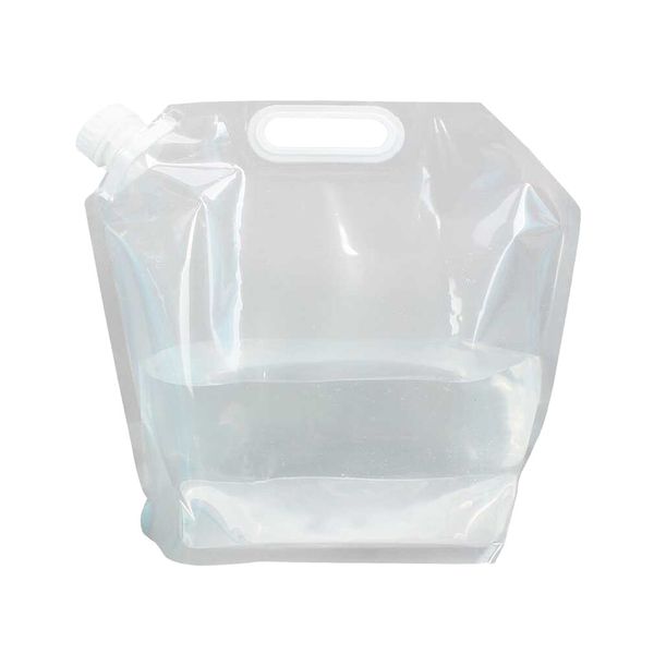 

5l foldable water bag water bucket picnic container lifting carrier bag outdoor sports camping hiking storge