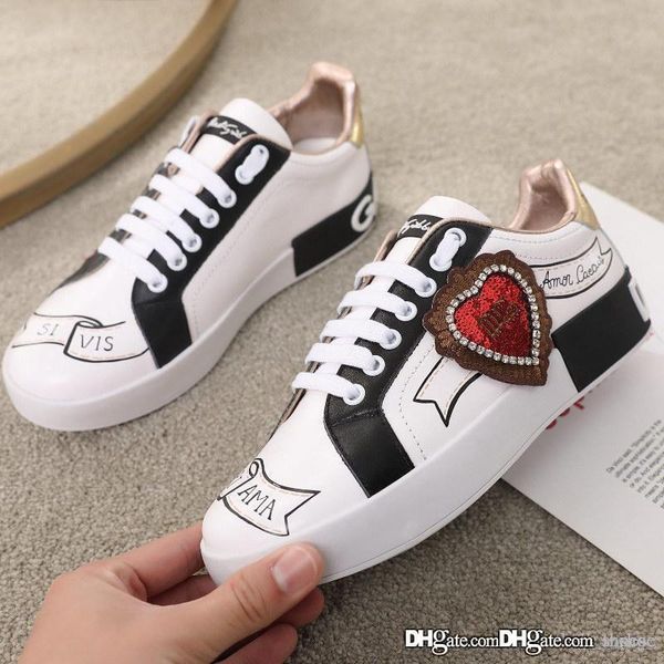 

Chau ure 13 dolce 13 gabbana 13 love link embelled platform with tunning luxury fa hion ca ual de igner men women hoe 36 45, Black