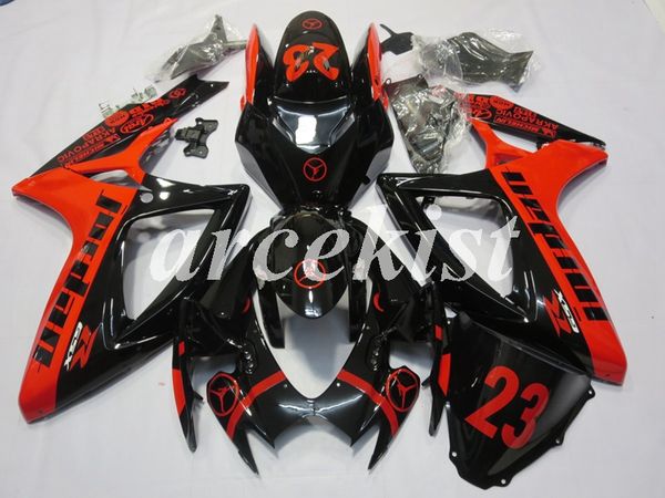 

4 подарков нового abs для мотоциклов обтекатели набора приспособит для suzuki gsx-r600 gsx-r750 k6 2006 2007 06 07 кузовостроения набора пол