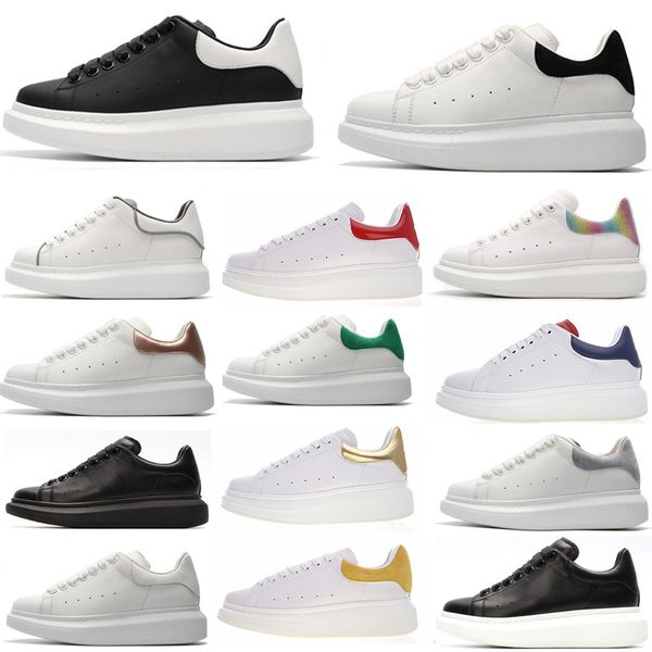 

[Высокое качество + с коробкой] 2020 модельером роскошь Александера McQueens Маккуин mqueen мужчины женщины обувь корзины кроссовки # 8443