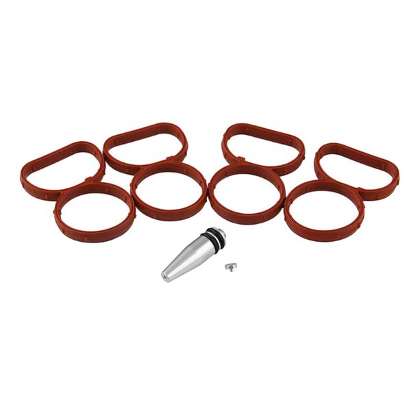 

aluminum ticket swirl flap plug replacement white with gaskets for n47 2.0d