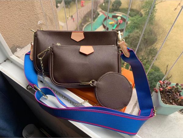 

sale 3 piece set designers bags women crossbody bag genuine leather luxury handbags purses designers lady tote bags coin purse with box