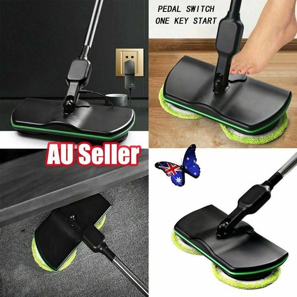 

wireless rotary electric mop rechargeable floor mop cleaner scrubber polisher