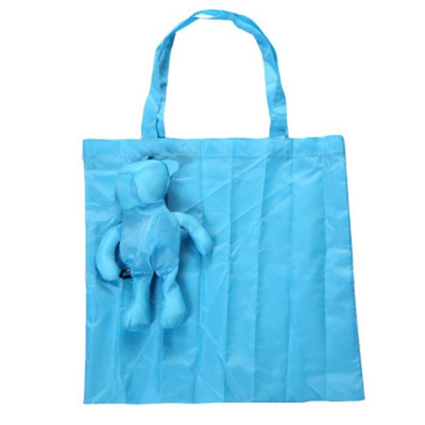 

solid color bear cotton filling waterproof tote high-quality reusable grocery high capacity cotton bag shopping bag