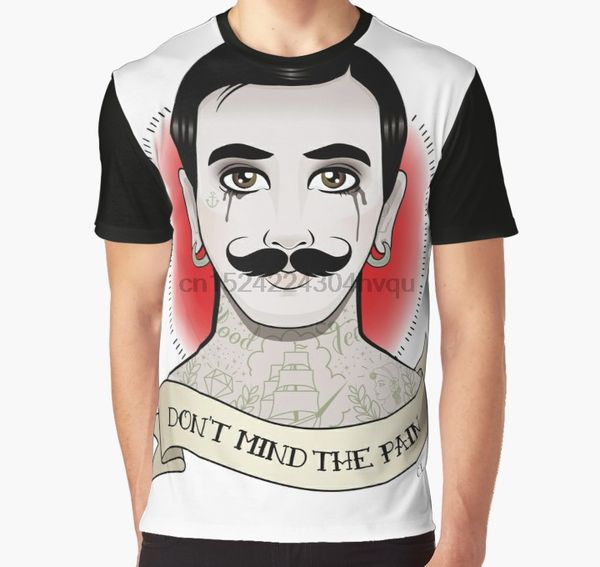 

all over print 3d tshirt men funny t shirt gaming [c64] - phobia full print big graphic t-shirt, White;black