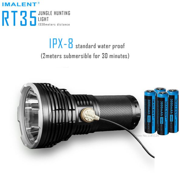 

imalent rt35 magnetic charging xhp35 hi led max 2350 lumen beam distance 1338 meters torch handheld searchlight