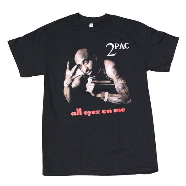 

2019 summer tee shirt 2pac all eyez on me men's t shirt cotton t, White;black