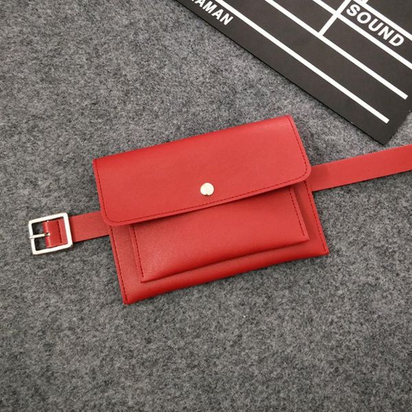 

designer-leather belt bag women leather waist bag casual female belt phone women female