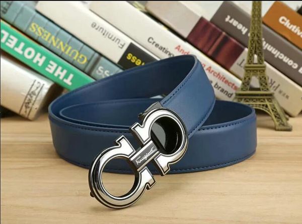 

brand men betl 2018 famous all-leather belt flat buckles for women and men leather design belts, Black;brown