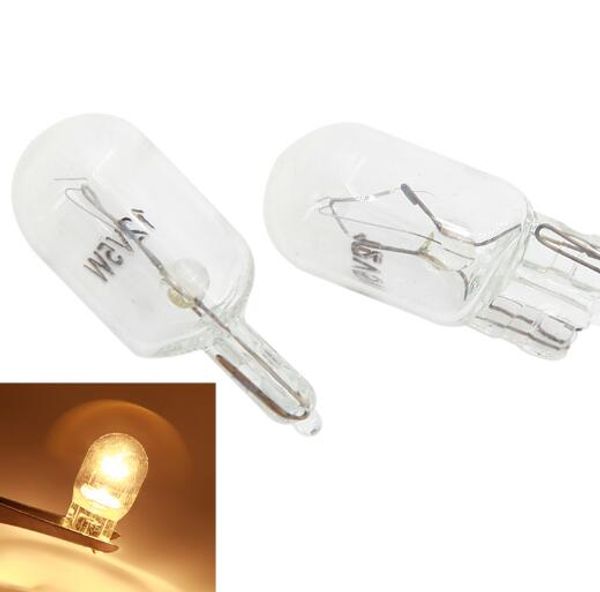 2019 T10 W5w White Color 5w 194 501 Halogen Bulb Side Wedges Car Light Source Instrument Lamp Lights Reading Light Plate Lamp Light Source From